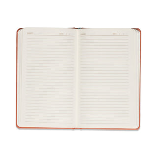 DesignWorks Ink - Celestial Bookcloth Journal - Terracotta Sun