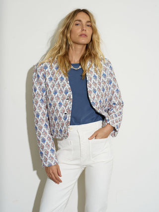 XIRENA - Ani Quilted Jacket - White Posey