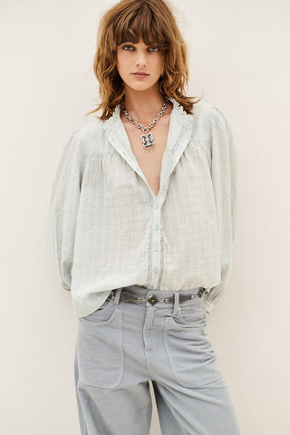 BA&SH - Melody Shirt - Ciel