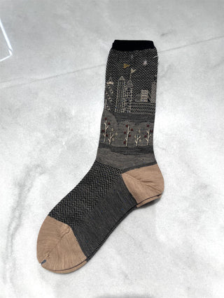 ANTIPAST - City Scape Sock - Beige