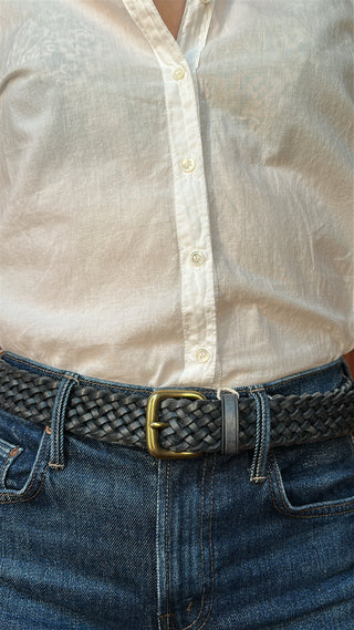 DRAGON DIFFUSION - Belt Square Buckle - Dove