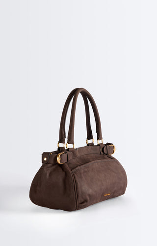 VANESSA BRUNO - Lune 24H Bag - Chocolate