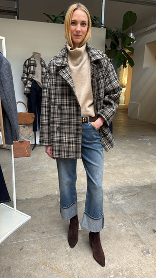 VANESSA BRUNO - Ferman Coat - Ecru Gris
