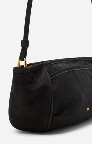VANESSA BRUNO - Lune Pochette - Black Nubuck