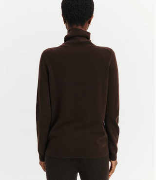 BOMPARD - Classic Turtleneck Sweater - Chocolat
