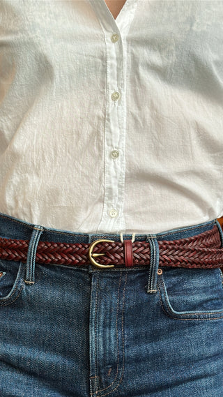 DRAGON DIFFUSION - Belt Polo Tip - Bordo