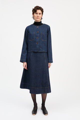 SKALL - Clementine Jacket - Indigo Blue