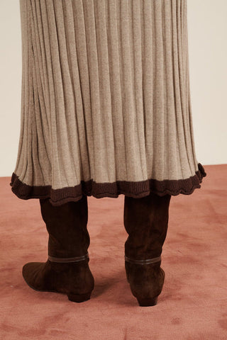 MARIA DE LA ORDEN - Magda Dress - Beige