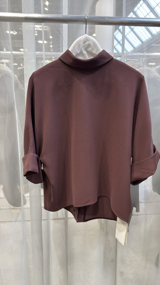 MKDT STUDIO - Bailee Crepe Georgette - Burgundy