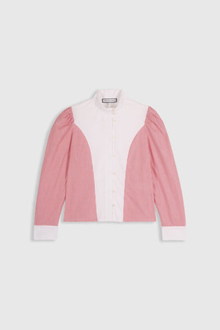 MARIA DE LA ORDEN - Iza Shirt - Red Stripes & White
