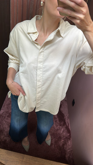 SACRÉCOEUR - June Corduroy Shirt - Ecru