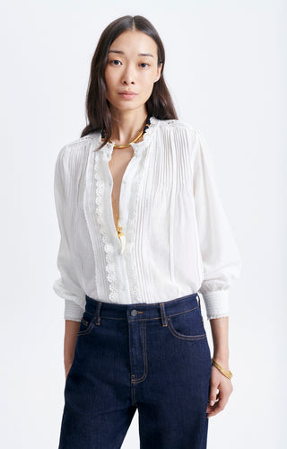 VANESSA BRUNO - Gedi Blouse - White