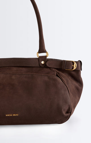 VANESSA BRUNO - Lune 48H Bag - Chocolate