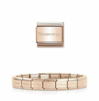 Nomination - 17 Links, Classic Base Bracelet Rose Gold