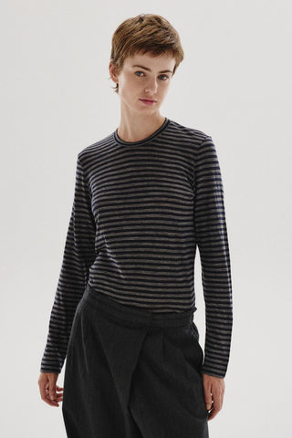 POMANDÈRE - Sweater Long Arm - Navy Blue