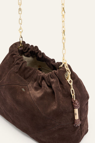 BA&SH - June Tote Suede - Choco