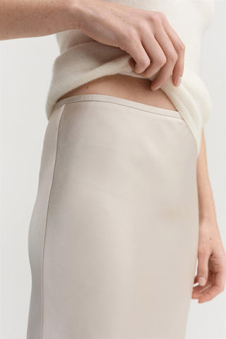 ALMADA LABEL - Ayla Satin Skirt - Pearl