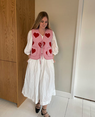 SISSEL EDELBO - Honey Vest - Red Heart