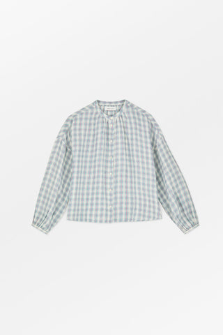 SKALL - Cilla Shirt - Purple/Blue Check