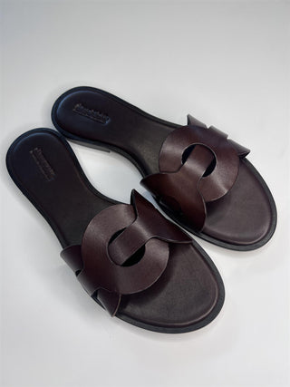 DRAGON DIFFUSION - Big Ring Sandal - Dark Brown
