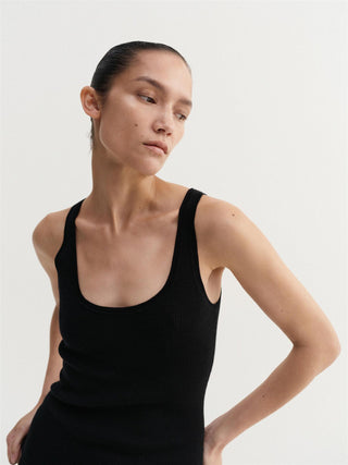ALMADA LABEL - Indy Rib Top - Black