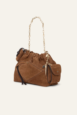 BA&SH - June Mini Tote Multipockets - Marron