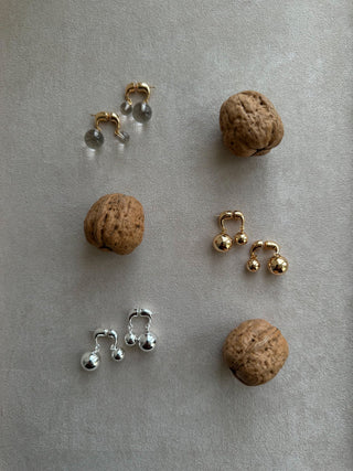 Pico Copenhagen - Cassio Studs - Gold Sage