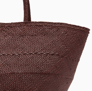 ULLA JOHNSON - Marta Large Basket Tote - Chocolate