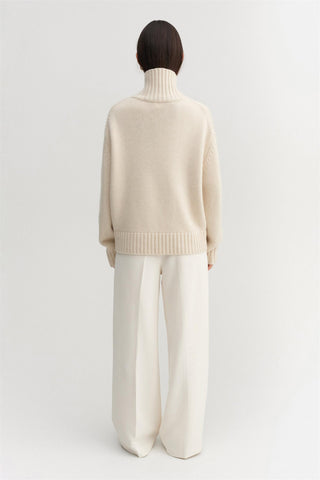 ALMADA LABEL - Pre-Order Nola Turtleneck Sweater - Vanilla