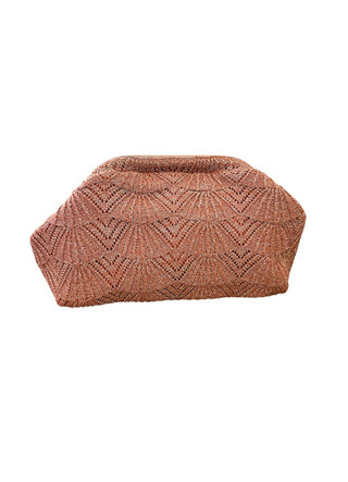 Pico Copenhagen - Small Shelly Clutch - Rose Glitter