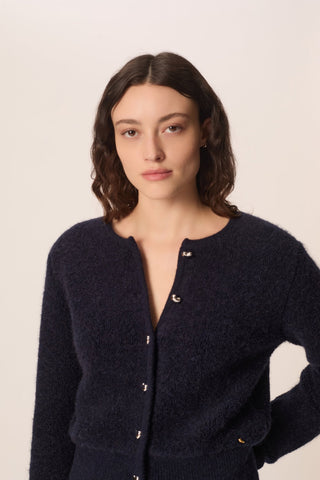 DES PETITS HAUTS - Cumin Cardigan - Marine
