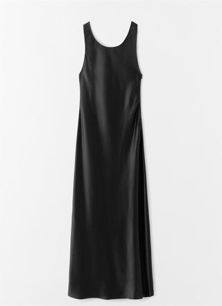 ALMADA LABEL - Zila Satin Dress - Black