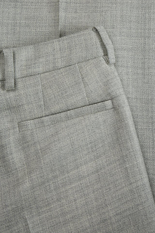 SKALL - Thom Trousers - Light Grey Melange