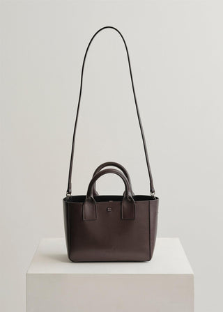 Koné - Little Filippo Bag - Vitello Dark Brown