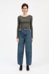 SKALL - PRE-ORDER Edie Blouse - Dark Green