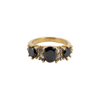 All The Luck in the World - Ring Stones Gold W/Diamond - Black