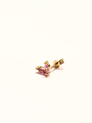 Rose Marie Paris - Stud Papillon Rose - Gold