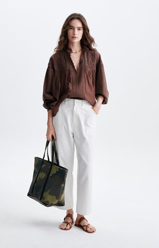 VANESSA BRUNO - Dahlia Blouse - Brown