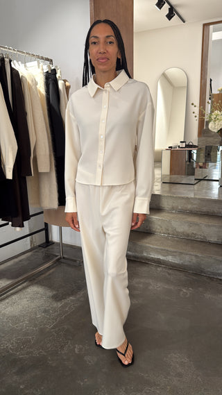 ALMADA LABEL - Fawn Crepe Shirt - Cream