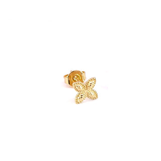 Rose Marie Paris - Stud 4 Leaf Flower - Gold