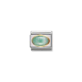 Nomination - Link OVAL STONES 18k Gold EMERALD