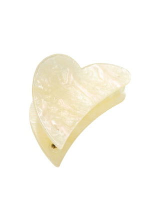 Pico Copenhagen - Grande Heart Claw - Yellow Glitter