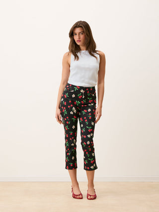 Rouje - Zita Pant - Cherry Noir