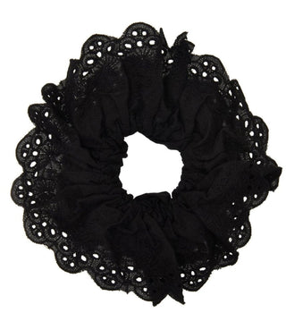 Pico Copenhagen - Lace Scrunchie - Black