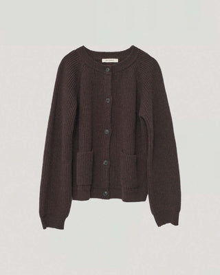 AF Agger - Shetland Wool Cardigan - Brown