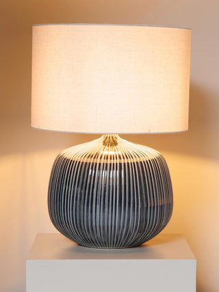 CHEHOMA - Large Grey Table Lamp