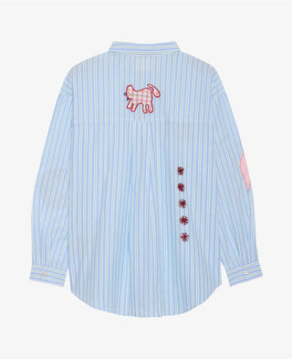 SISSEL EDELBO - Pil Shirt - Green Stripes