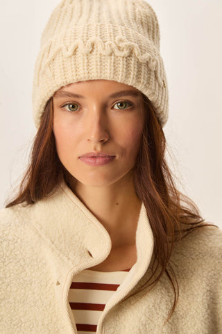 DES PETITS HAUTS - Dotty Beannie - Creme