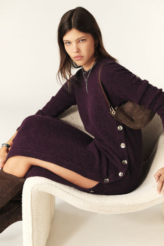 BA&SH - Doree Dress - Aubergine