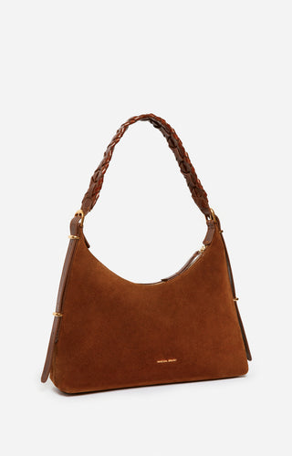 VANESSA BRUNO - Jess PM Zip Bag - Cognac